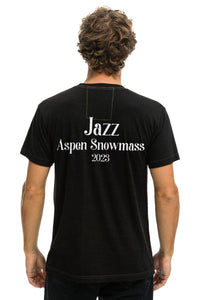 JAZZ ASPEN SNOWMASS 2023 TEE - BLACK Tees Aviator Nation