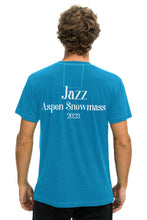 Carregar imagem no visualizador da galeria, JAZZ ASPEN SNOWMASS 2023 TEE - OCEAN Tees Aviator Nation