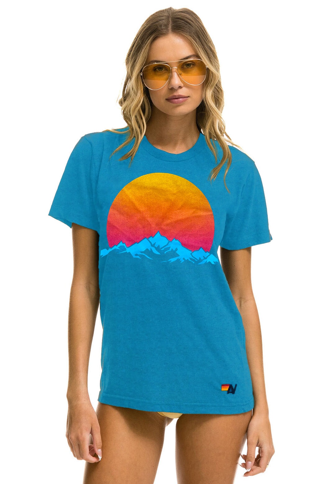 JAZZ ASPEN SNOWMASS 2023 TEE - OCEAN Tees Aviator Nation