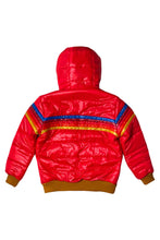 Load image into Gallery viewer, KIDS 5 STRIPE TREKKER JACKET - GLOSSY CHERRY Kid&#39;s Outerwear Aviator Nation