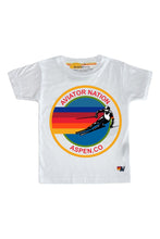 Last inn bildet i Galleri-visningsprogrammet, KID&#39;S AVIATOR NATION ASPEN TEE - WHITE Kid&#39;s Tee Aviator Nation