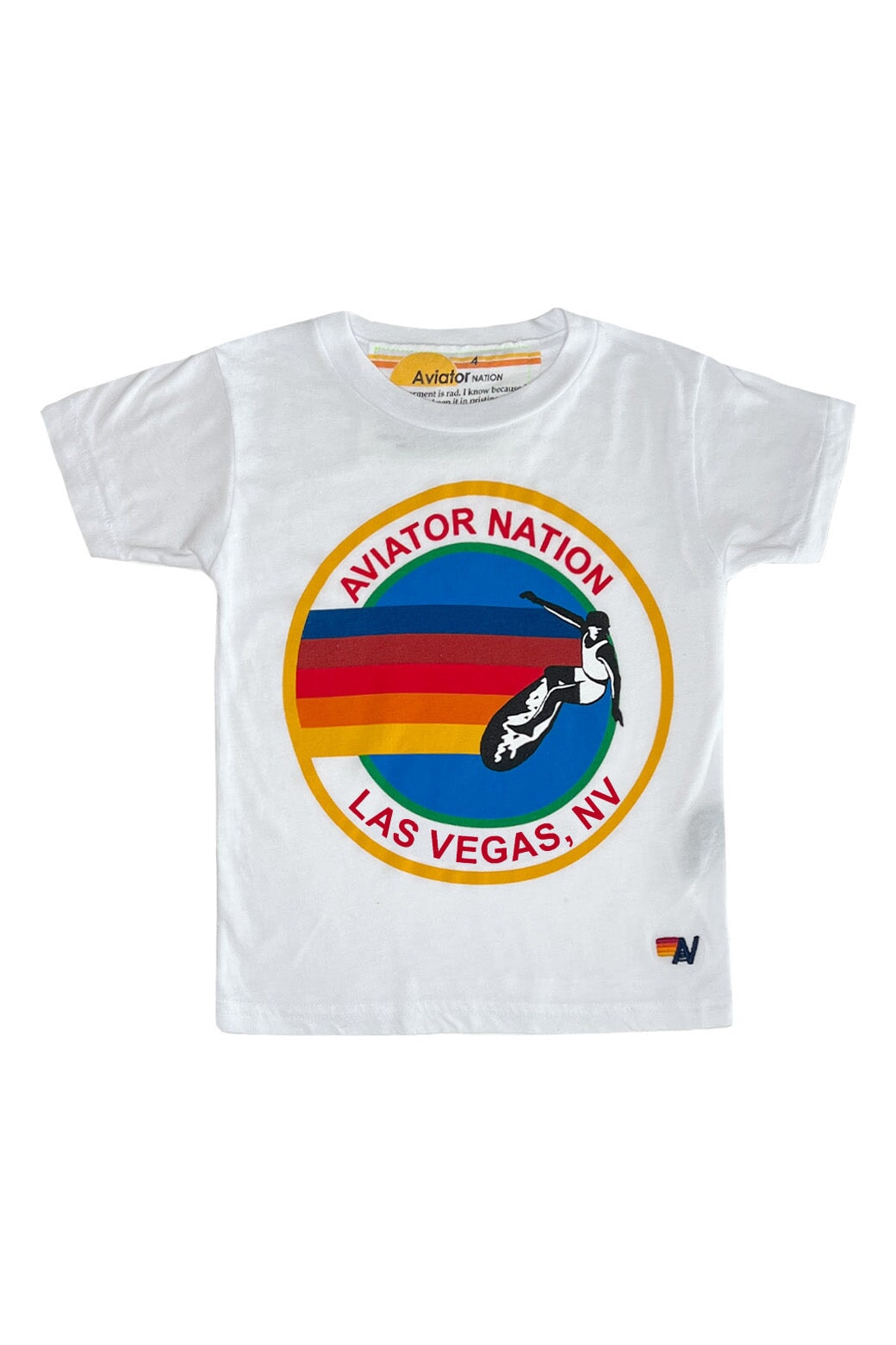 KID'S AVIATOR NATION LAS VEGAS TEE - WHITE Kid's Tee Aviator Nation