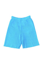 Last inn bildet i Galleri-visningsprogrammet, KID&#39;S AVIATOR NATION MIAMI SWEATSHORTS - NEON BLUE Kids Shorts Aviator Nation