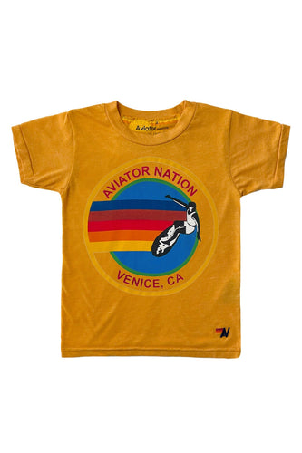 KID'S AVIATOR NATION TEE - GOLD Kid's Tee Aviator Nation