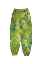 Last inn bildet i Galleri-visningsprogrammet, KID&#39;S HAND DYED SWEATPANTS - TIE DYE GREEN YELLOW Kid&#39;s Sweatpants Aviator Nation