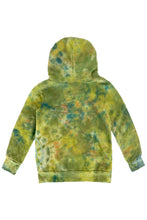 Last inn bildet i Galleri-visningsprogrammet, KID&#39;S HAND DYED ZIP HOODIE - TIE DYE GREEN YELLOW Kid&#39;s Hoodies Aviator Nation