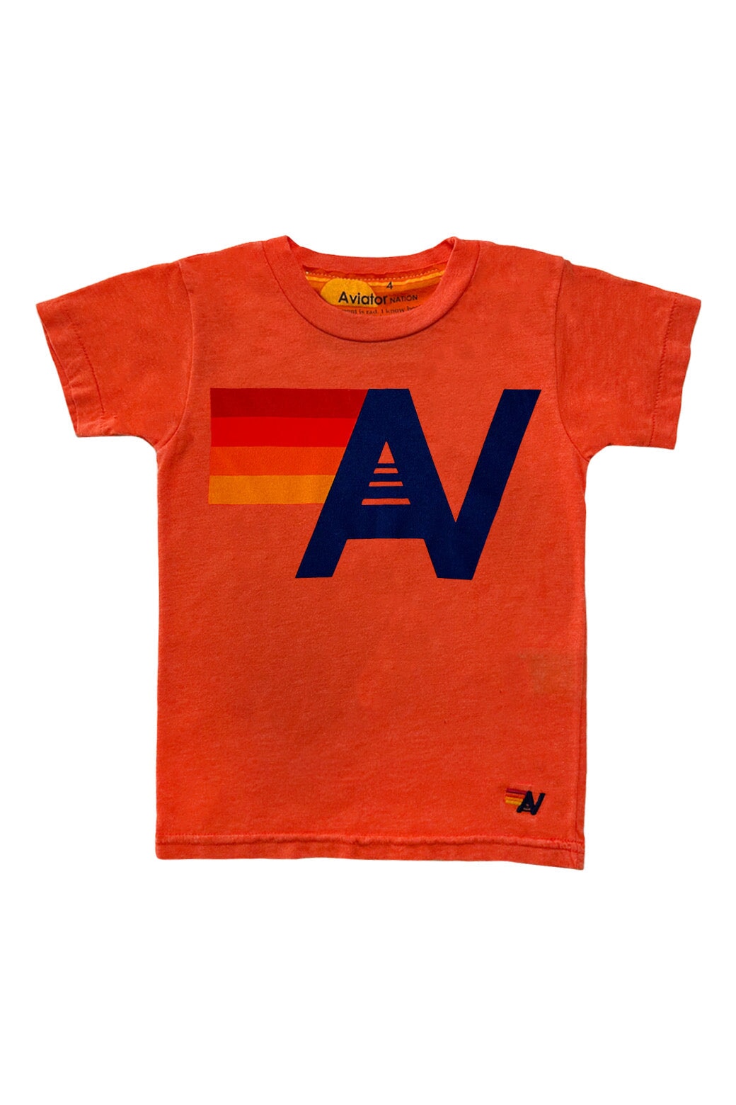 KID'S LOGO TEE - ORANGE Kid's Tee Aviator Nation