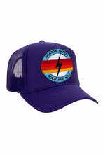 Load image into Gallery viewer, KID&#39;S ROCK AND ROLL BOLT VINTAGE FOAM TRUCKER Kid&#39;s Hat Aviator Nation PURPLE