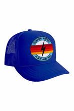 Load image into Gallery viewer, KID&#39;S ROCK AND ROLL BOLT VINTAGE FOAM TRUCKER Kid&#39;s Hat Aviator Nation ROYAL