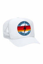 Load image into Gallery viewer, KID&#39;S ROCK AND ROLL BOLT VINTAGE FOAM TRUCKER Kid&#39;s Hat Aviator Nation WHITE