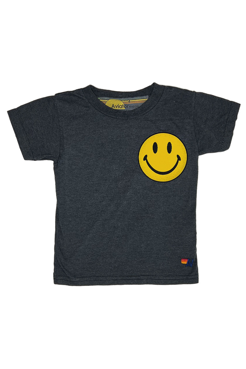 KID'S SMILEY 2 TEE - CHARCOAL Kid's Tee Aviator Nation