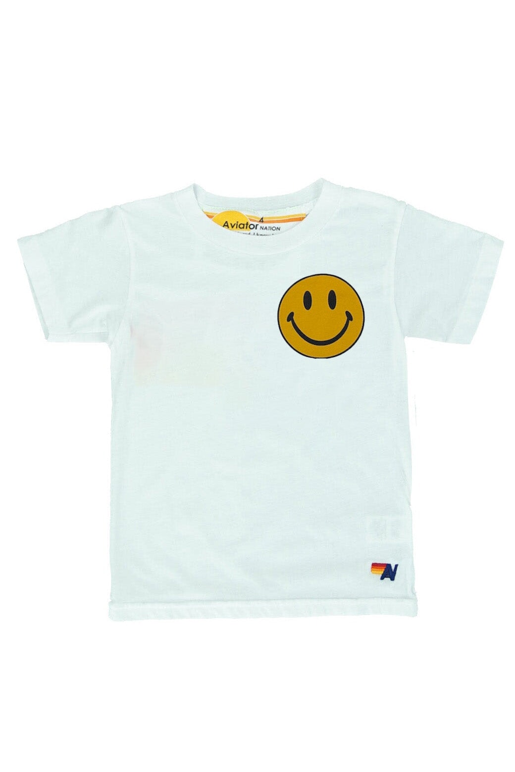KID'S SMILEY 2 TEE - WHITE Kid's Tee Aviator Nation