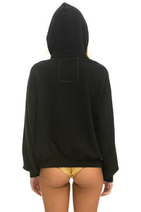 LOCALS ONLY RELAXED PULLOVER HOODIE - BLACK Hoodie Aviator Nation