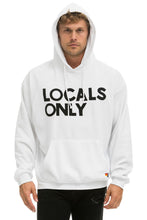 Cargar imagen en el visor de la galería, LOCALS ONLY RELAXED PULLOVER HOODIE - WHITE Hoodie Aviator Nation