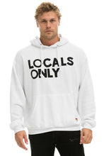 Cargar imagen en el visor de la galería, LOCALS ONLY RELAXED PULLOVER HOODIE - WHITE Hoodie Aviator Nation