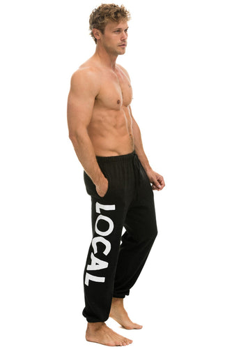 LOCALS ONLY SWEATPANTS - BLACK Men's Sweatpants Aviator Nation