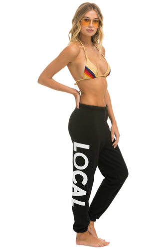 LOCALS ONLY SWEATPANTS - BLACK Women's Sweatpants Aviator Nation