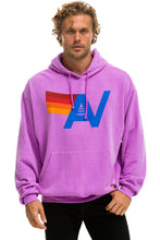 将图片加载到图库查看器，LOGO PULLOVER RELAXED HOODIE - NEON PURPLE Hoodie Aviator Nation