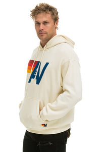 LOGO PULLOVER RELAXED HOODIE - VINTAGE WHITE Hoodie Aviator Nation