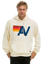 Load image into Gallery viewer, LOGO PULLOVER RELAXED HOODIE - VINTAGE WHITE Hoodie Aviator Nation