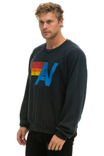 Cargar imagen en el visor de la galería, LOGO RELAXED CREW SWEATSHIRT - CHARCOAL Sweatshirt Aviator Nation