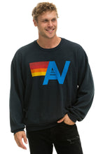 Cargar imagen en el visor de la galería, LOGO RELAXED CREW SWEATSHIRT - CHARCOAL Sweatshirt Aviator Nation