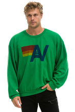 Cargar imagen en el visor de la galería, LOGO RELAXED CREW SWEATSHIRT - KELLY GREEN Sweatshirt Aviator Nation