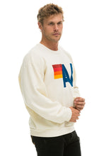 Load image into Gallery viewer, LOGO RELAXED CREW SWEATSHIRT - VINTAGE WHITE Sweatshirt Aviator Nation