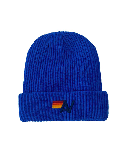 LOGO RIB BEANIE - ROYAL Beanie Aviator Nation