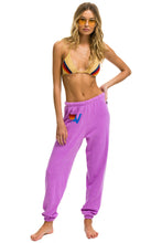 Last inn bildet i Galleri-visningsprogrammet, LOGO SWEATPANTS - NEON PURPLE Women&#39;s Sweatpants Aviator Nation