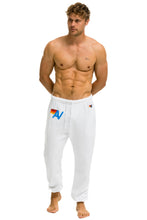 Cargar imagen en el visor de la galería, LOGO SWEATPANTS - WHITE Men&#39;s Sweatpants Aviator Nation