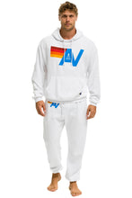 Cargar imagen en el visor de la galería, LOGO SWEATPANTS - WHITE Men&#39;s Sweatpants Aviator Nation