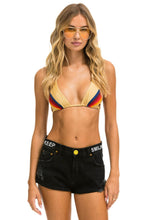 Load image into Gallery viewer, LOW RISE ROCKER JEAN SHORTS - VINTAGE BLACK Denim Shorts Aviator Nation