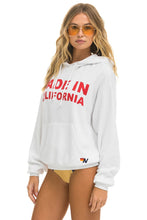 Cargar imagen en el visor de la galería, MADE IN CALIFORNIA RELAXED PULLOVER HOODIE - WHITE Hoodie Aviator Nation