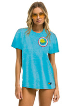 Cargar imagen en el visor de la galería, MALIBU CHILI COOK-OFF 2023 CREW TEE SHIRT - NEON BLUE Tees Aviator Nation