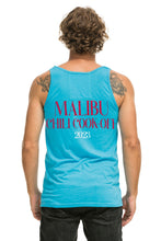 Cargar imagen en el visor de la galería, MALIBU CHILI COOK-OFF 2023 TANK TOP - NEON BLUE Tees Aviator Nation