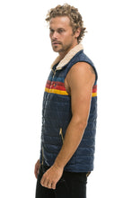 Cargar imagen en el visor de la galería, MEN&#39;S 4 STRIPE VEST - NAVY Men&#39;s Vest Aviator Nation