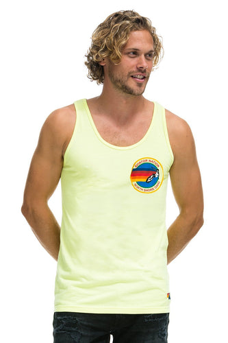 MEN'S AVIATOR NATION ASPEN TANK - NEON YELLOW SALE Aviator Nation