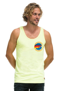 MEN'S AVIATOR NATION ASPEN TANK - NEON YELLOW SALE Aviator Nation