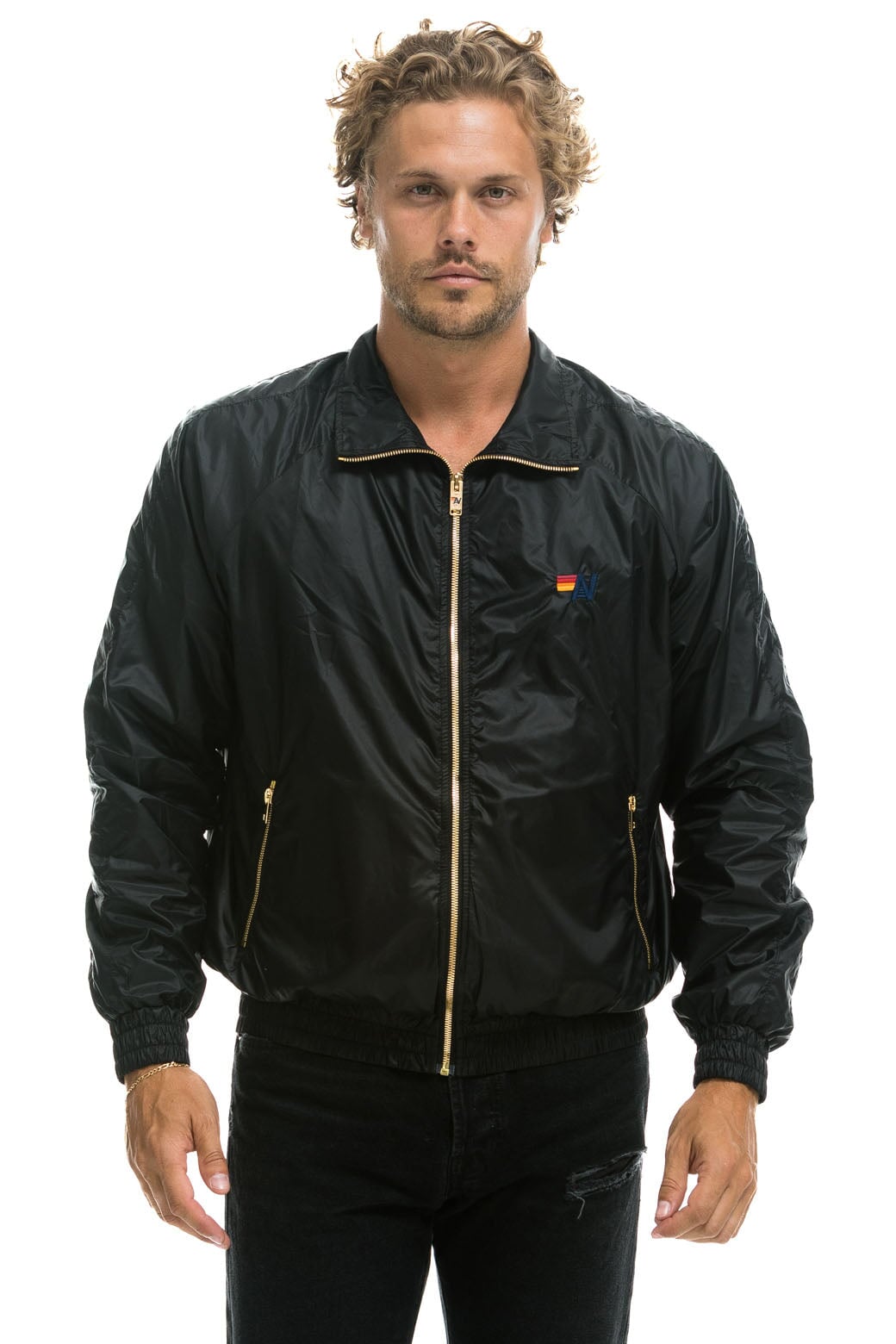 MEN'S BASIC WINDBREAKER - BLACK Aviator Nation