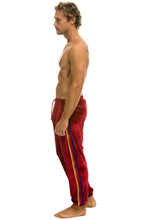 Carregar imagem no visualizador da galeria, MEN&#39;S CLASSIC VELVET SWEATPANTS - RED Mens Sweatpants Aviator Nation