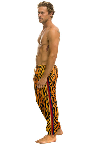 MEN'S CLASSIC VELVET SWEATPANTS - TIGER Mens Sweatpants Aviator Nation