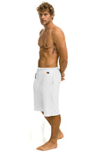 Cargar imagen en el visor de la galería, MEN&#39;S LOGO SWEATSHORTS - WHITE Men&#39;s Sweatshorts Aviator Nation