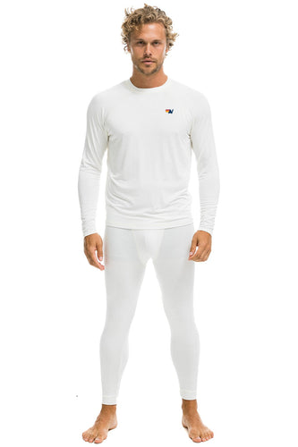 MEN'S MICRO MODAL BASE LAYER SET - VINTAGE WHITE Men's Outerwear Aviator Nation