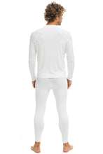 Load image into Gallery viewer, MEN&#39;S MICRO MODAL BASE LAYER SET - VINTAGE WHITE Men&#39;s Outerwear Aviator Nation