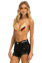 Cargar imagen en el visor de la galería, MID RISE BOYFRIEND CUTOFF KEEP SMILING JEAN SHORTS - VINTAGE BLACK Denim Shorts Aviator Nation