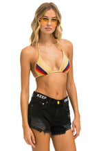 Cargar imagen en el visor de la galería, MID RISE BOYFRIEND CUTOFF KEEP SMILING JEAN SHORTS - VINTAGE BLACK Denim Shorts Aviator Nation