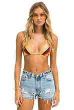 Cargar imagen en el visor de la galería, MID RISE ROCKER COWGIRL CUTOFF KEEP SMILING JEAN SHORTS - SUPER LIGHT Denim Shorts Aviator Nation