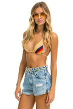 Cargar imagen en el visor de la galería, MID RISE STUDDED ROCKER BOLT WOMENS JEAN SHORT - SUPER LIGHT Denim Shorts Aviator Nation