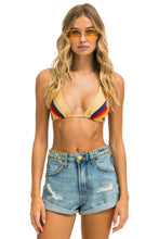 Load image into Gallery viewer, MID RISE STUDDED ROCKER BOLT WOMENS JEAN SHORT - VINTAGE Denim Shorts Aviator Nation